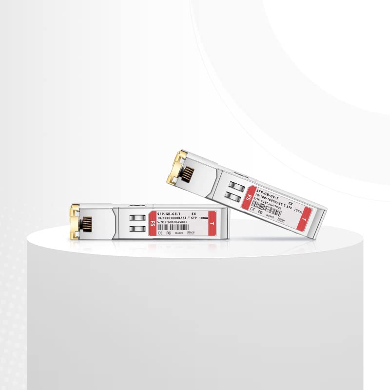 tecmac F5 Networks F5-UPG-SFPC-R Compatible 1000BASE-T SFP Copper RJ-45 100m Transceiver Module