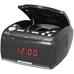Sylvania SCR4986 Clock Radio with CD Player