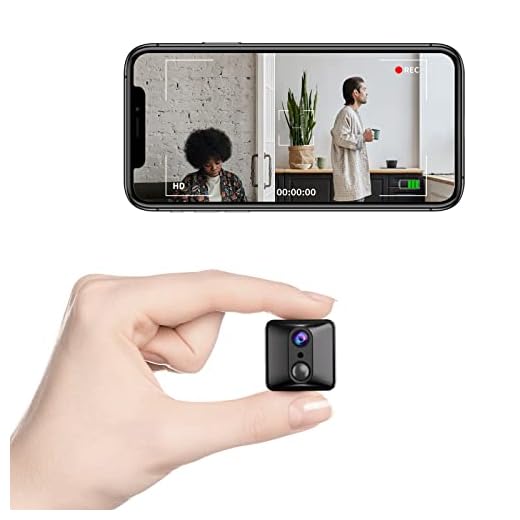 Mini Spy Hidden Camera 4K WiFi Nanny Cam Wireless PIR Small Indoor Security Cameras with Live Feed Motion Detection Alerts Auto Night Vision 100 Days Standby Tiny Secret Surveillance Camera for Home
