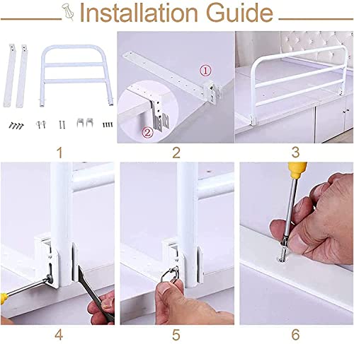 Bed-Rails-for-Elderly-HomeHospital-Care-Safety-Bed-Rail-for-Adults-Foldable-Bedside-Handrail-Grab-Bar-Anti-Fall-Assistive-Mobility-Devices-for-Handicap-Size-90cm10cm-base-130cm10cm-base
