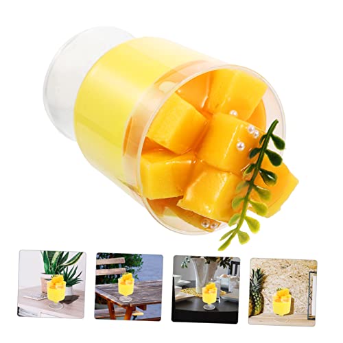OSALADI 2 Unidades Modelo de bolo de simulação mini bolo modelo de pudim artificial decoração modelo