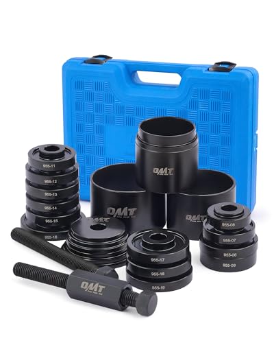 Orion Motor Tech Wheel Bearing Press Kit 24pc Wheel Bearing Removal Kit and Puller Set with Sliding Screws Universal Bearing Press Tool for Front Wheel Drive Installation
