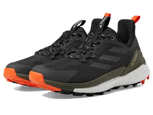 adidas Terrex Free Hiker 2.0 Low Top Senderismo Hombre, Carbon Grey Black, 47 1/3 EU
