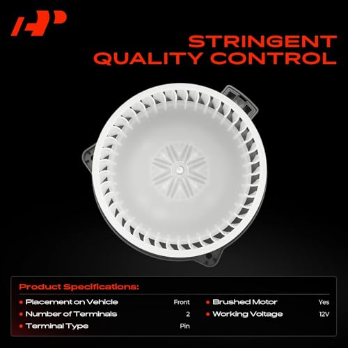 Image of A-Premium Front HVAC Heater Blower Motor with Fan Cage