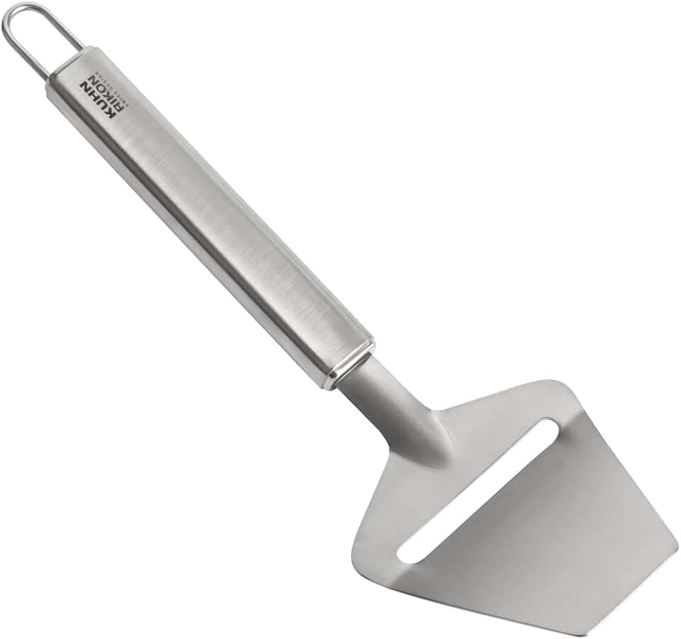 Kuhn Rikon Essential Cheese Slicer – Stainless Steel Blade for Hard &amp; Semi-Hard Cheeses – Charcuterie &amp; Cheese Board Prep Tool