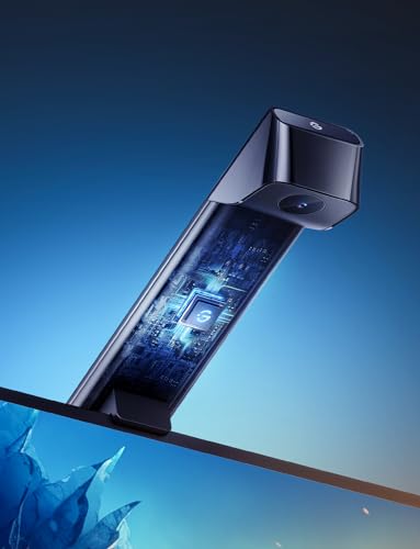 Govee TV Backlight 5m, 3 Lite with Fish-Eye Correction Function Sync to 75-85 Inch TVs, RGBICW Wi-Fi TV LED Backlight with Camera, 4 Colours in 1 Lamp Bead, Voice and APP Control, Adapter