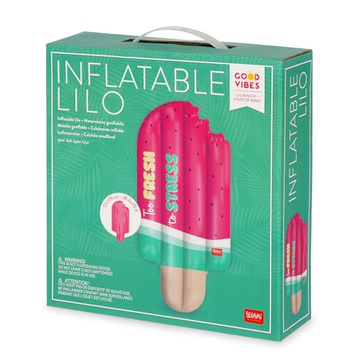Matelas pneumatique robuste Legami surf de plage avec patch inclus - 4