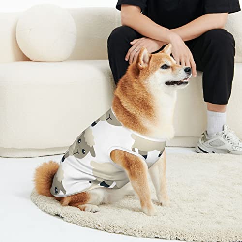 T-shirt d'été pour chien de grande taille balade parc