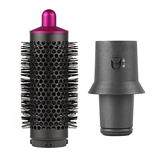 Ulepszona wersja zamienny adapter do Dyson + okrągła szczotka do objętości do Dyson do Airwrap Styler HS01/HS05 969489-01, 970750-01 część do suszarki Dyson Airwarp