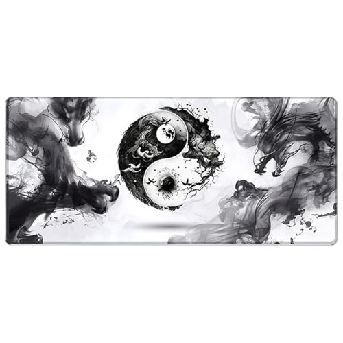 Tapis de souris grand format style chinois pour embellir votre coin bureau à la maison