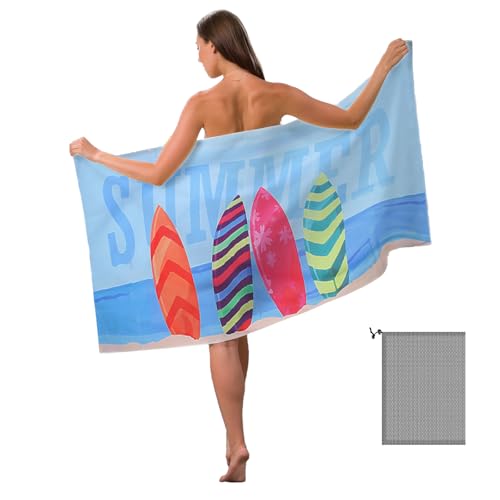 Aquzhou Large Quick Dry Microfibre Beach Towel for Adults 180x90cm, Swimming Towels for Adults, Sand Free lightweight Gym Yoga Sports Towel for Travel, Swim, Sports (Single Sided) Aquzhou Large Quick Dry Microfibre Beach Towel for Adults 180x90cm, Swimming Towels for Adults, Sand Free lightweight Gym Yoga Sports Towel for Travel, Swim, Sports (Single Sided)