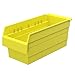 Akro-Mils 30888 ShelfMax 8 Plastic Nesting Shelf Bin Box - 18" L x 8" W x 8" H - Case of 8 - Yellow
