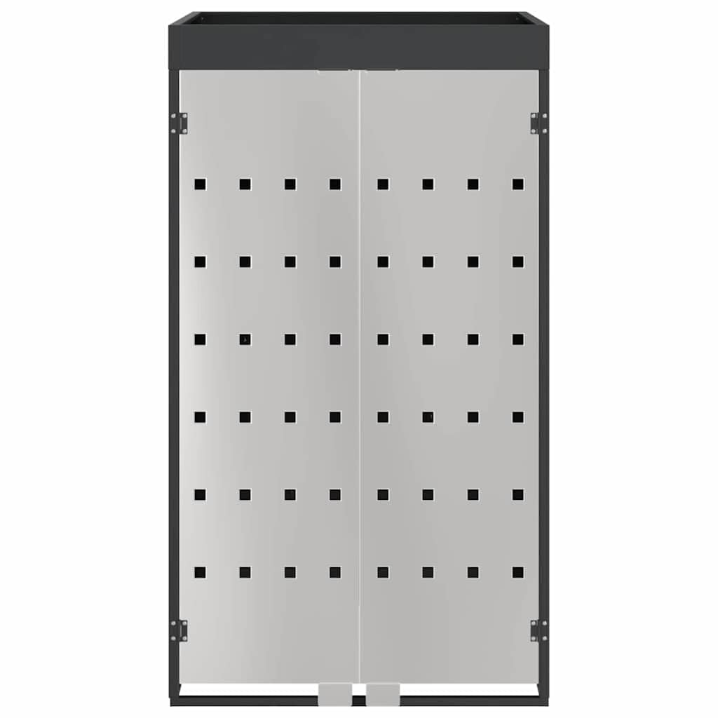 Almacenamiento de Contenedor Rodante con Techo de Maceta para Contenedor de 240L,Accesorios para contenedores de residuos,Soportes para contenedores de residuos,27.3kg-42018687