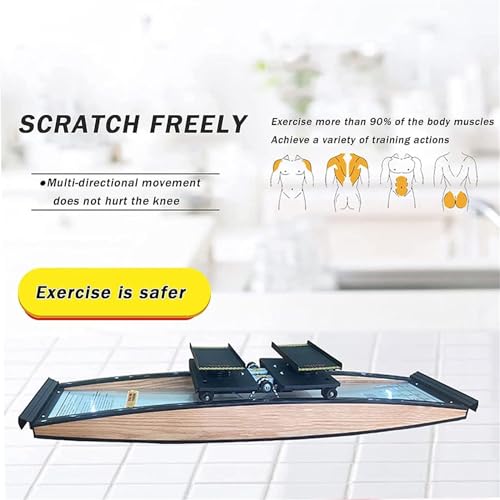 Image of Indoor Simulated Ski Machine, 3d Cross Trainer, Ski Exercise Equipment, Wind Resistance Waist Training Ski Simulator For Indoor Beginner Gym Waist Strength Training