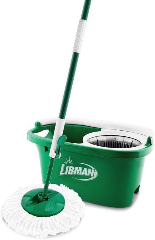 Libman Tornado 14 in. W Spin Mop with Bucket