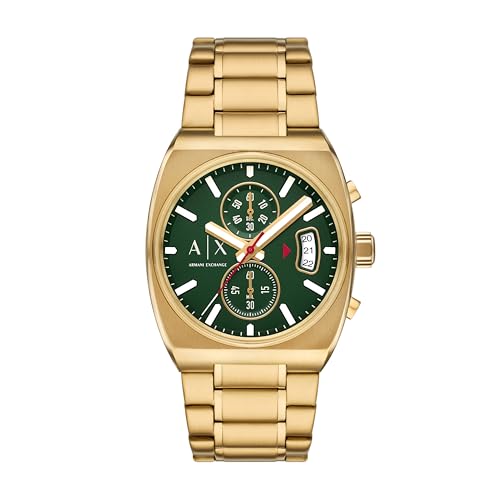 Listado de Reloj Armani Exchange Dorado los preferidos por los clientes. 50 Reloj Armani Exchange AX2822 Street de acero inoxidable en color dorado con cronógrafo para hombre
