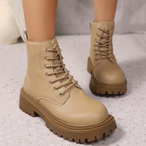 Botines de mujer cómodos para trabajar sin dolor, botas de vestir antideslizantes 5