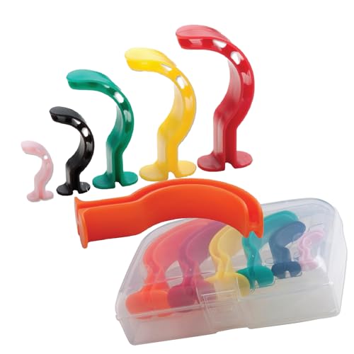 Image of Dealmed Berman Airway Kit - Disposable Oral Airway Kit, 6 Pieces, Ideal for EMT Supplies Kit, First Aid Kit, Medical Supplies Kit
