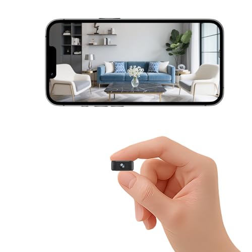 Mini Indoor Security Camera Wireless Home 2026 Upgraded Small Outdoor Cameras 1080P Micro Nanny Cam Motion Detection Wide Angle Cloud & SD Storage Night Vision No Need WiFi Camaras for House Security