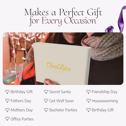 Chocoluxe Co Chocolate Gift for Him & Her | Filled with Assorted Dairy Milk Selections | Gifts for All Occasions | Thank You Gifts for Women & Men, Leaving Gift for Colleagues | Letterbox Friendly - Image 6