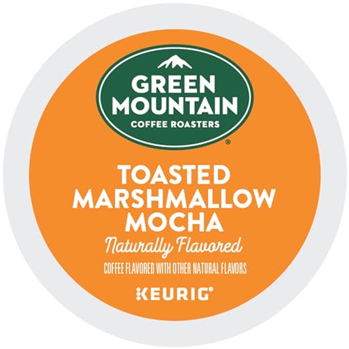 Image of Green Mountain Coffee Roasters Toasted Marshmallow Mocha Keurig Single-Serve K-Cup Pods, Light Roast Coffee, 96 Count (4 Packs of 24)