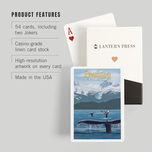 Lantern Press Baraja de Póker 52 Cartas, Tamaño Poker miniatura 3