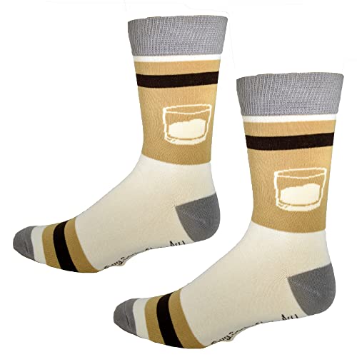 Neat Bourbon Whiskey Men's Socks | Bourbon Gift for Men Funny Novelty Fashion Dress Socks | Unique Gifts for Bourbon Whiskey Lovers | Fun Bourbon Themed Novelty Apparel2