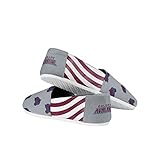 FOCO NHL Colorado Avalanche Women's Canvas Stripe Shoes, X-Large (11-12), Red
