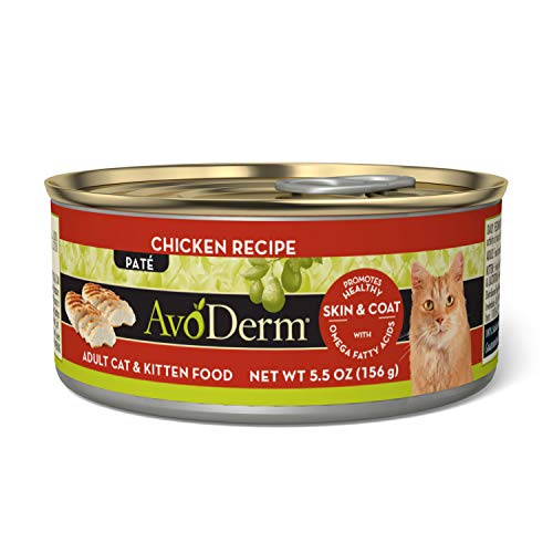 AvoDerm Natural Chicken Formula - Wet Canned Cat Food 5.5 Ounces (pack of 24)