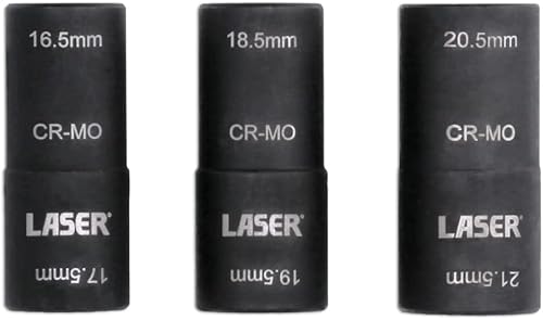 Vista 10 de Laser Herramientas 8213 doble extremo dañado rueda tuerca zócalo 0.650x0.689 in