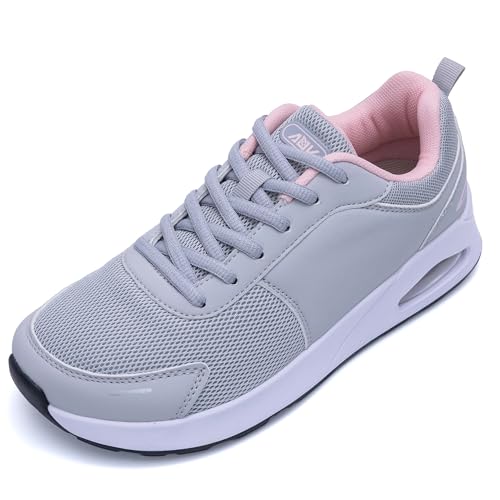 Image of IIV Women Wide Toe Box Walking Shoes Arch Support Running Tennis Sneakers Plantar Fasciitis Shoes
