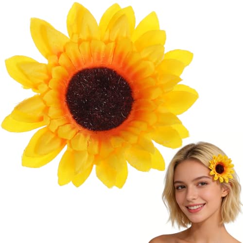 Beavorty Precioso Horquilla Con Diseño De Girasol Para Mujeres Damas Y Niñas Fiesta De Sesión De Fotos