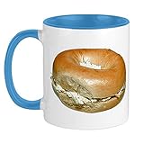 CafePress Bagel And Cream Cheese Mug Unique Coffee Mug, Coffee Cup