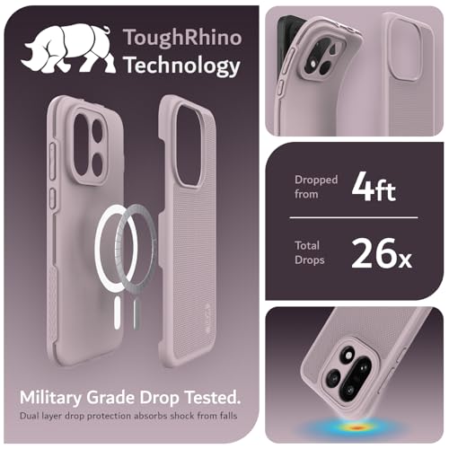 Image of TUDIA MergeGrip [Magsafe Compatible] for OnePlus 15 5G Back Cover (2025) - [Military Grade Drop Tested] Dual Layer Shockproof Slim Rugged Heavy Duty Tough Protective Phone Case - Purple