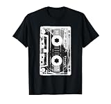 Vintage Cassette Tape Hip Hop Music 80s 90s Retro Distressed T-Shirt, Men, Black, 3X-Large