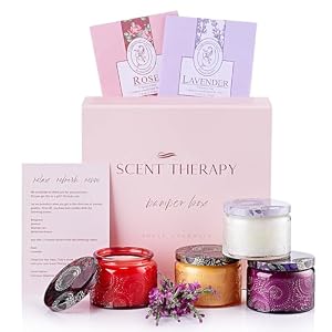Adelegourdain Aromatherapie Duftkerzen Geschenkset