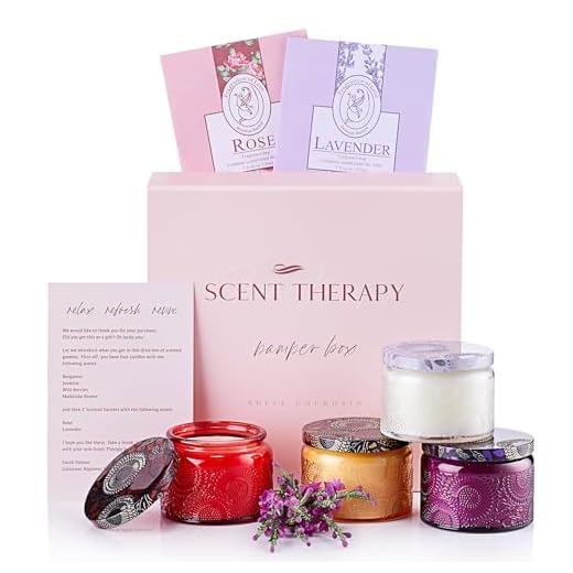 Aromatherapy Candle Gift Set for Women - Scented Home Decor & Pampering Present for Women's Day, Birthday, Bridesmaid, Anniversary with Sachets - Bridal Shower Gifts - Scented Candles for Home