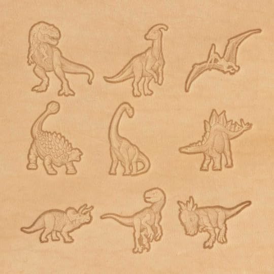 Springfield Leather Company's 3D 9 Piece Dinosaur Leather Stamp Set