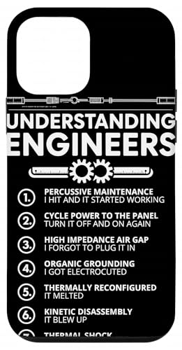 Understanding Engineers 機械系エンジニア STEM ジョーク名言 ギークユーモア スマホケース iPhone 12 mini 用