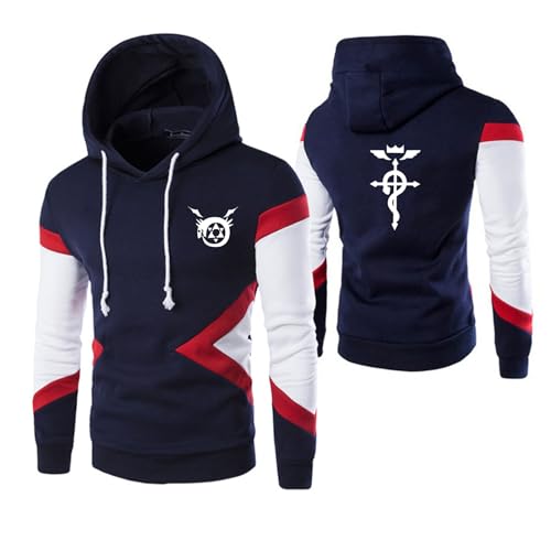 RUIYOR Sudadera con Capucha para Hombre Sudadera con Capucha para Fullmetal Alchemist...