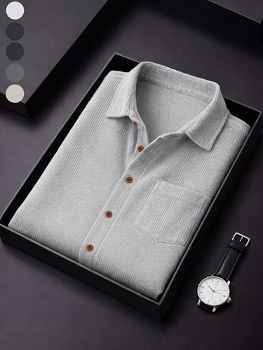 Image of Noble Monk Men's Polyester Regular Fit Solid Casual Shirt |Half Sleeve | |Stylish Shirt