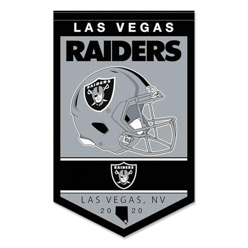 Bannière Las Vegas Raiders NFL pour sublimer votre man cave