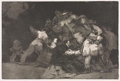 Art Tableau les Proverbes Goya Toile 60x90cm pour Remplacer un Mur Vide par un Chef-d'Œuvre