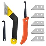 Fugenentfernungswerkzeug – Hartmetallmörtel Reiniger | 8 x lang-Long-Lasting Saw | Fugue Saw Entferner | Fugue Saw Entferner für Bad, Fliesen, Küche