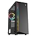 Tempest Shade Torre PC RGB, ATX, Cristal Templado, Alta Ventilación, USB 3.0, 4 Ventiladores 120mm Preinstalados, Torre Gaming Negra