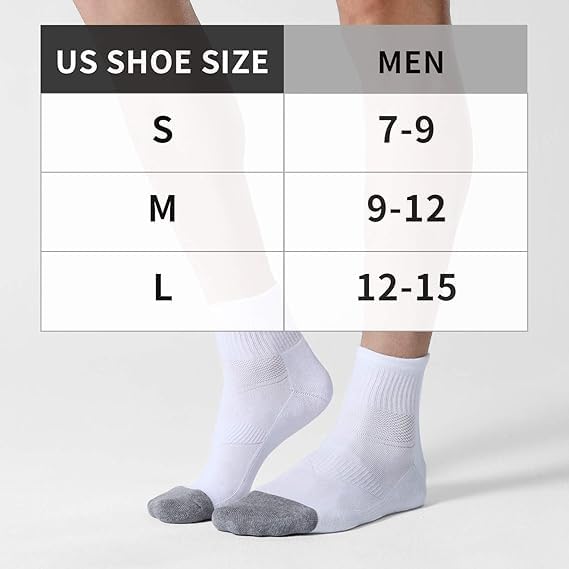 Image of Men's Low Cut Ankle Socks Pack | Bamboo Cushioned Sports Socks for Gym, Running, Walking