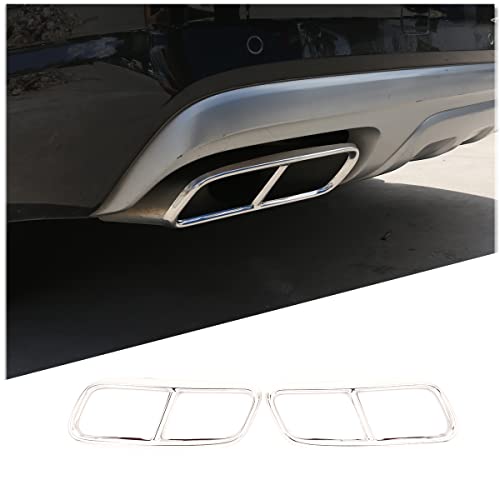 Embouts d'échappement Q7 2016-2019 en inox chromé pour sublimer l'arrière de votre SUV