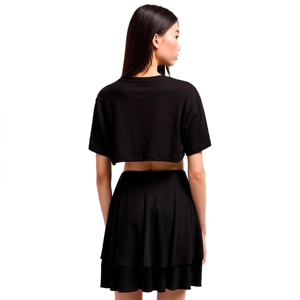 Armani Exchange Flowy Mini Skirt with Ruffles Falda para Mujer