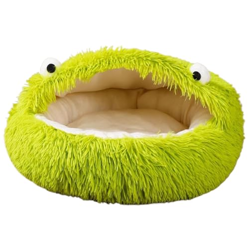 Panier chat igloo chaud pour chat d'intérieur et couchage hiver - 5