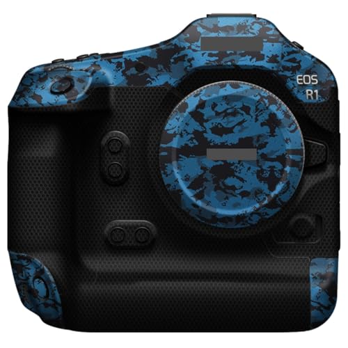Film vinyle Canon R1 bleu nuit anti-rayures pour boîtier photo